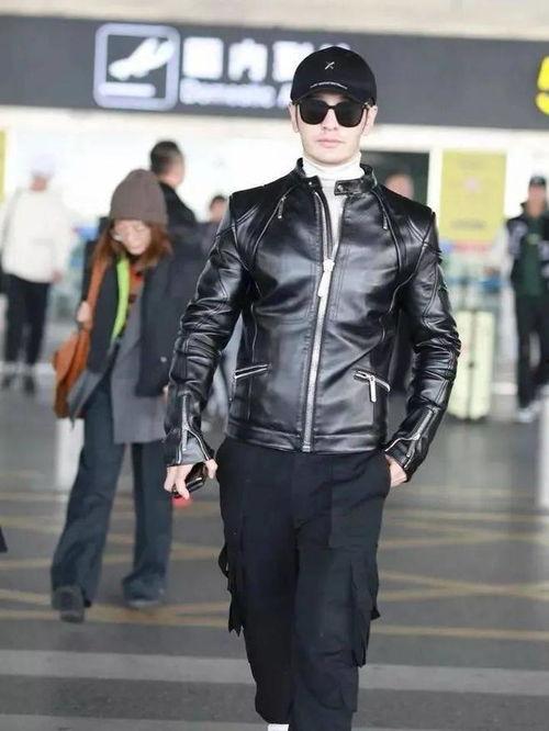 男明星皮衣搭配,皮衣穿搭，演绎男明星的时尚魅力